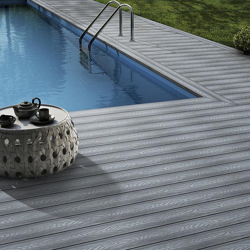 給景區添彩的塑木棧道